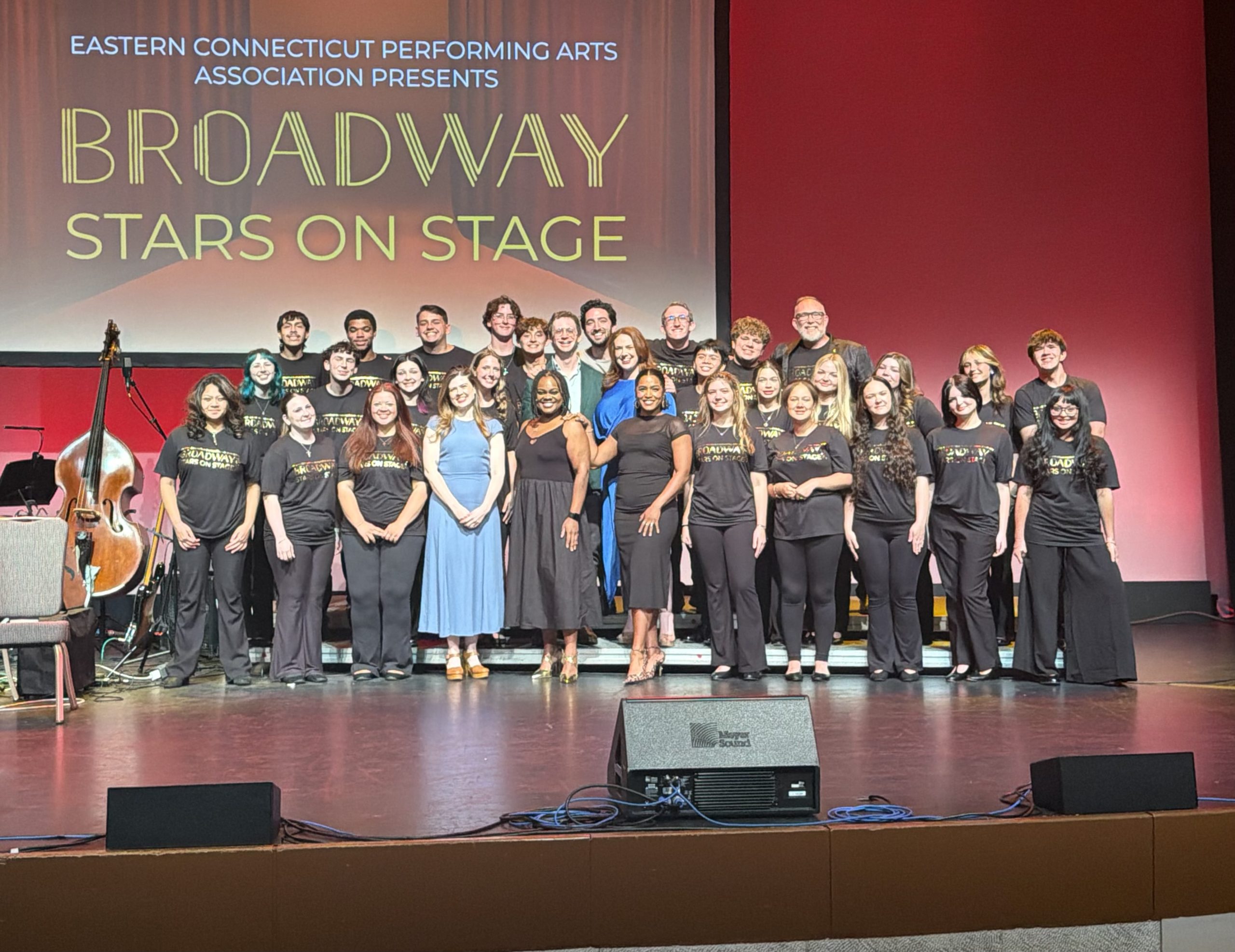 Performers gathered on stage at Broadway Stars on Stage 2026